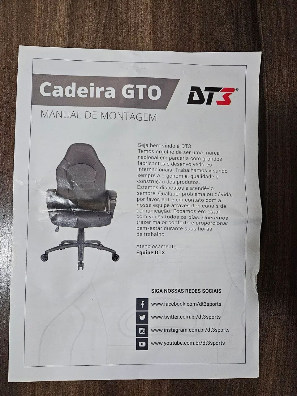 Cadeira Dt3 Sport GTO Gamer Office - Foto 6