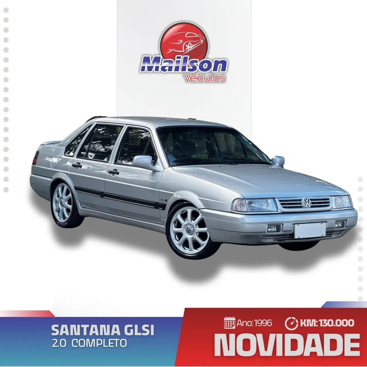 Volkswagen Santana Glsi / GLS 1.8/ 2.0 (álcool) 1996