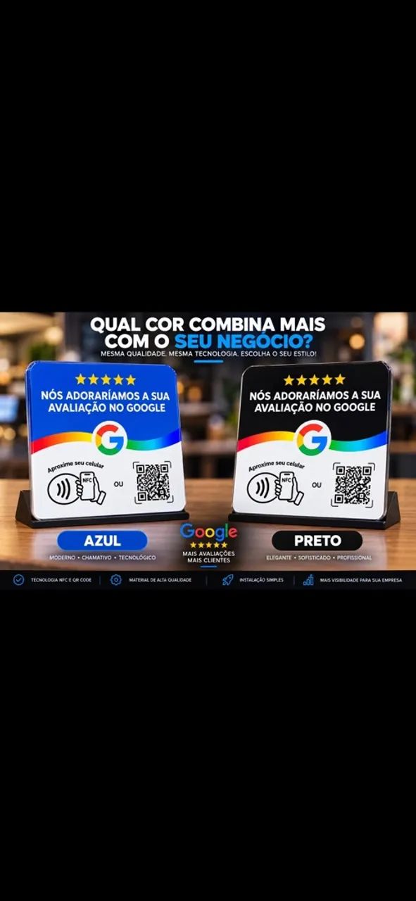Placa de avaliação Google  - Foto 2