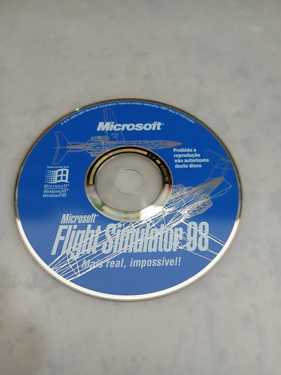 CD-ROM Jogo PC Microsoft Flight Simulator 98 *original - Jogos de