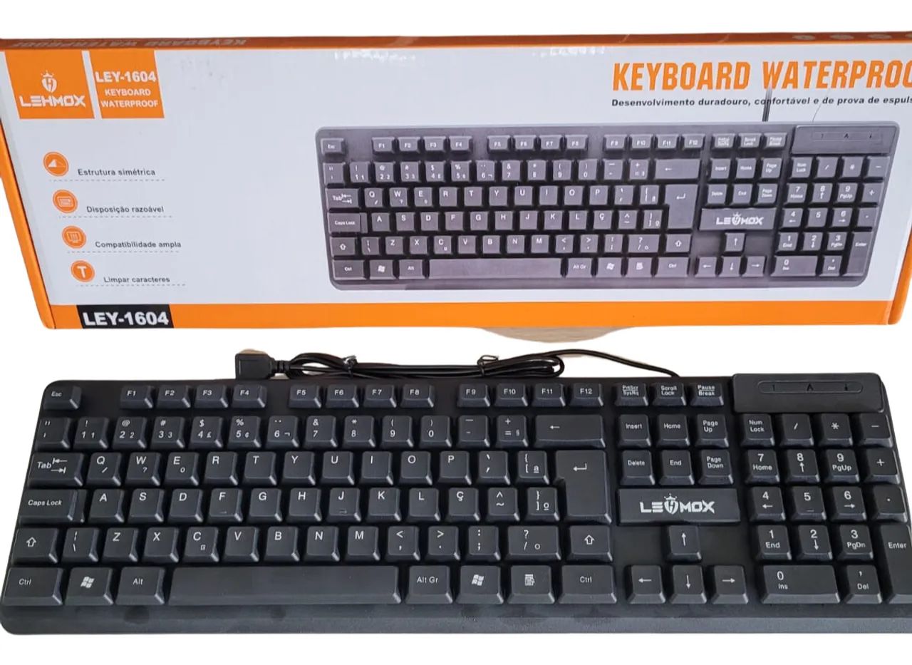Teclado Macio Alta Qualidade Usb - Lemox - Foto 2