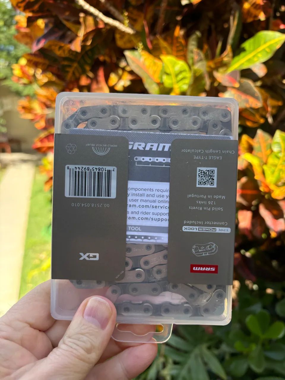 Corrente Sram GX T-Tipe Eagle SolidPin T-Type PowerLock.  Pode ser usada em Ebike. 