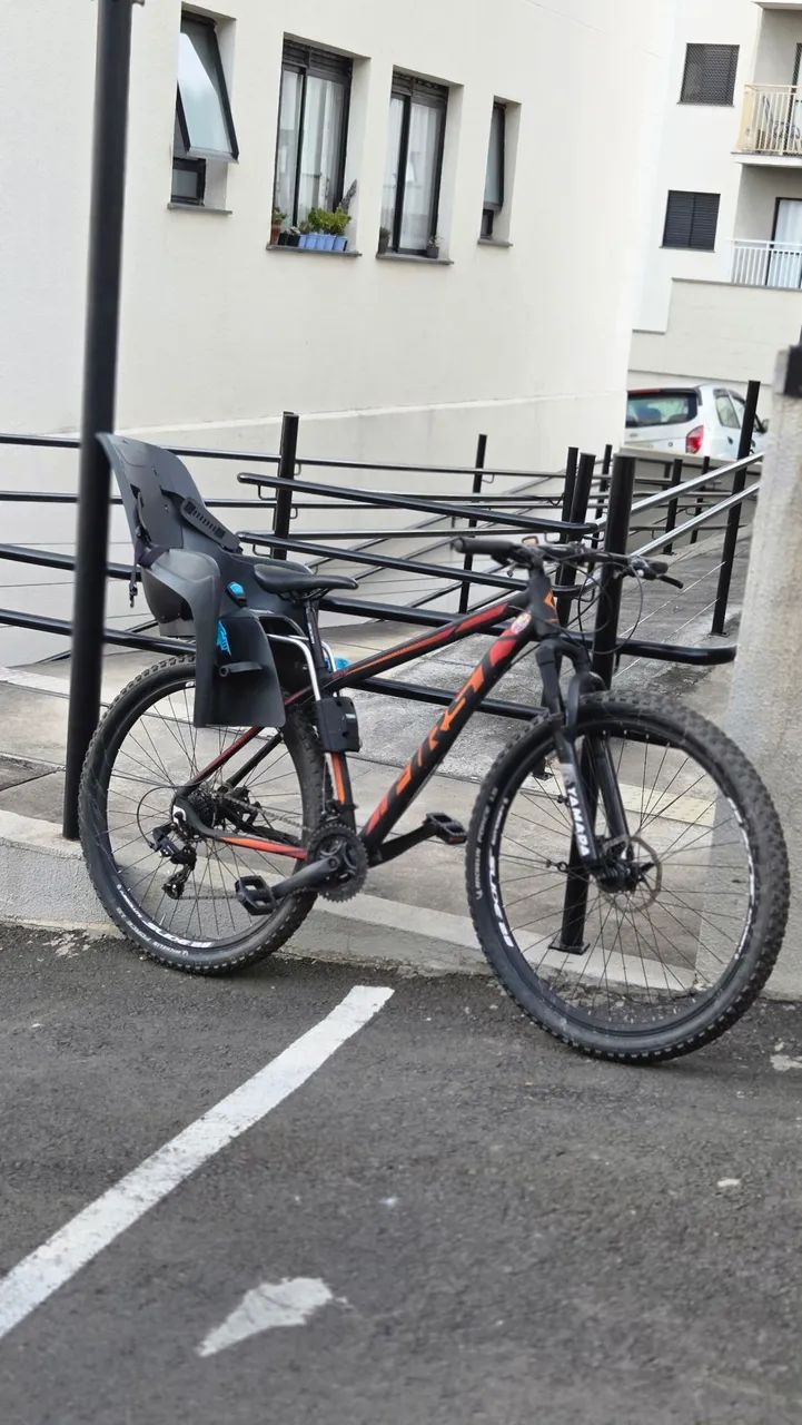 Bicicleta First Aro 29 + Cadeirinha Infantil - Foto 4