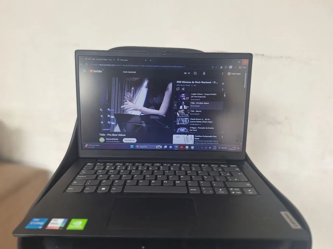 Notebook Lenovo core i5 11°geração 8gb ssd240 com placa de vídeo 2gb com garantia 