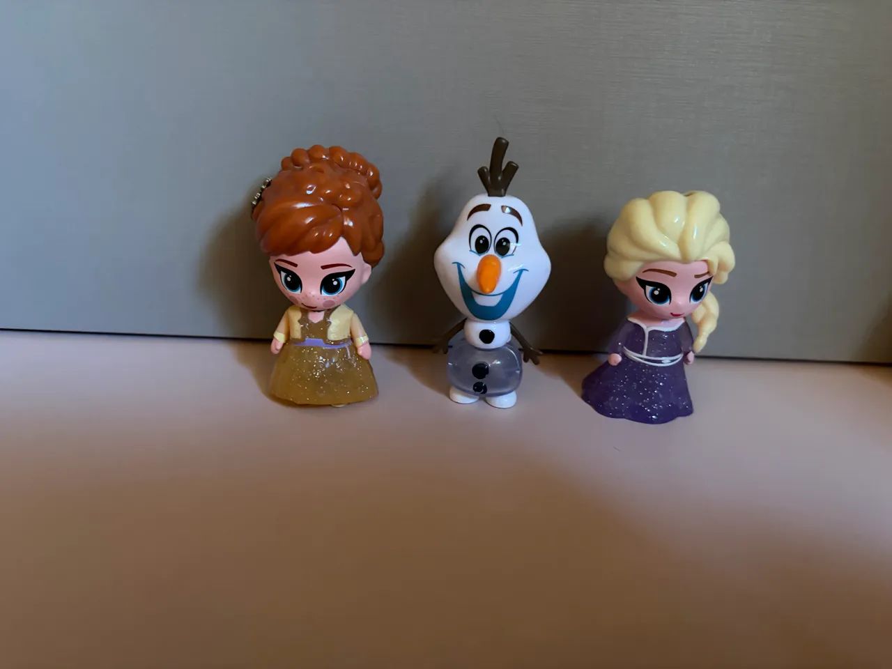   Mini Figuras com Luzes - 7 Cm - Disney - Frozen 2 - Anna, Elsa e Olaf - Fun