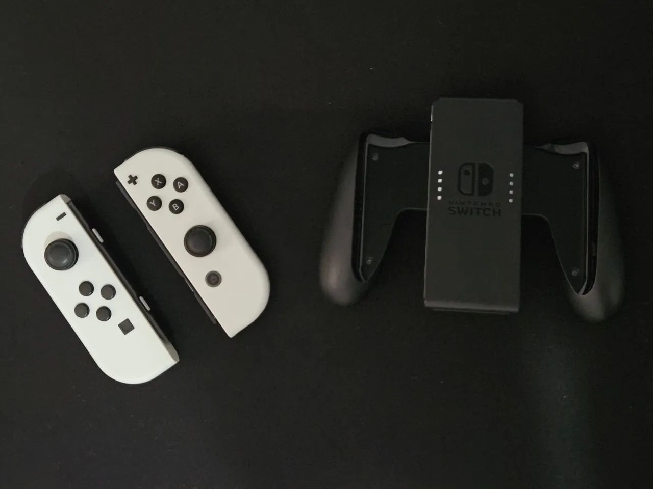 Nintendo Switch OLED + Película + Case + Protetor Analógico - Foto 3