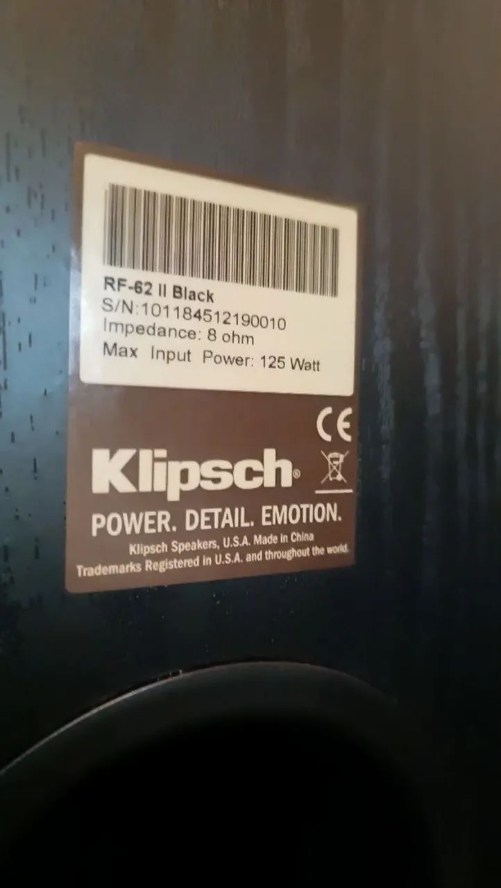 Par caixas acústica klipsch rf 62 |  - Foto 4