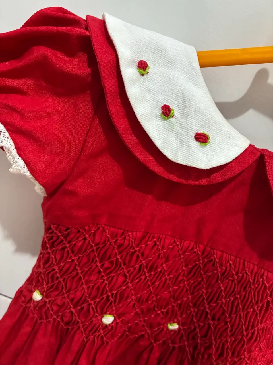 Vestido casinha de abelha infantil festa - Foto 5