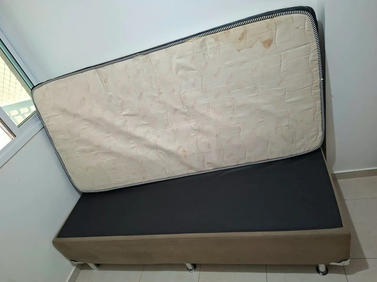 CAMA BOX E COLCHÃO  - Foto 3