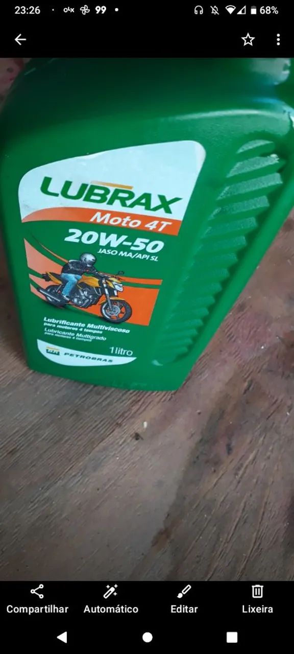 Óleo de moto*(USADO)*