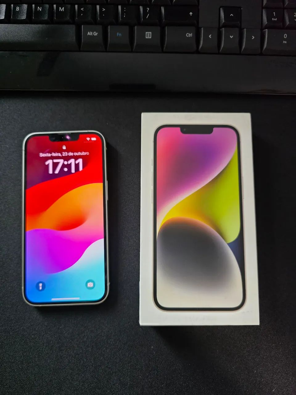 iPhone 14 - único dono com NF - Perfeito