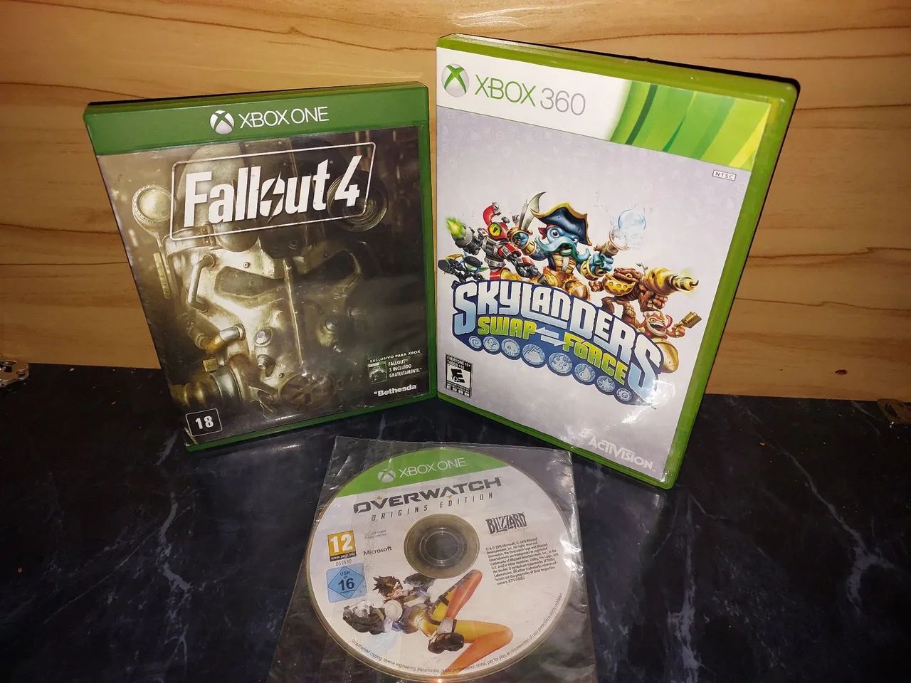 Lote de 3 jogos de xbox