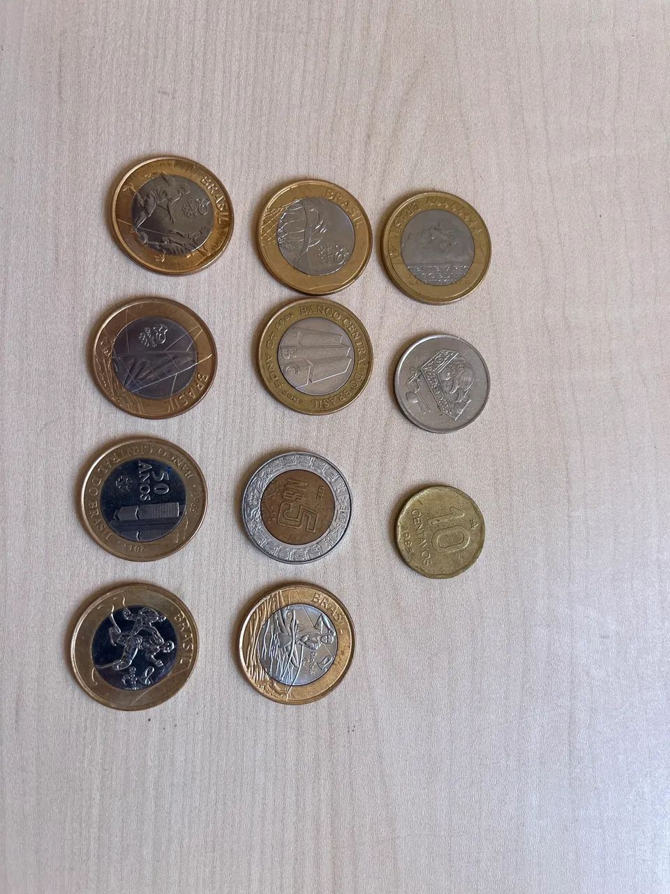 Coleção de moedas 