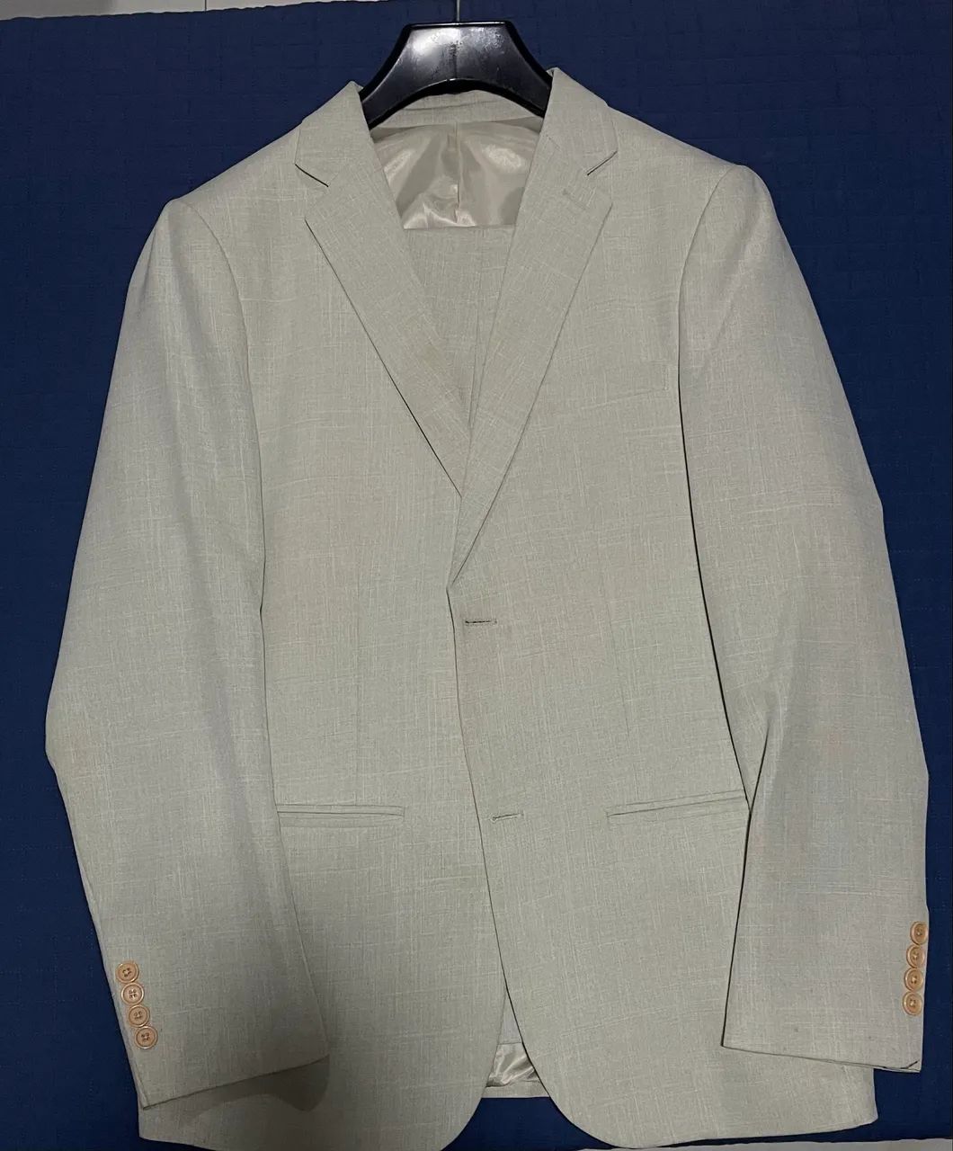 Terno Social Completo Caqui/Bege Slim Fit