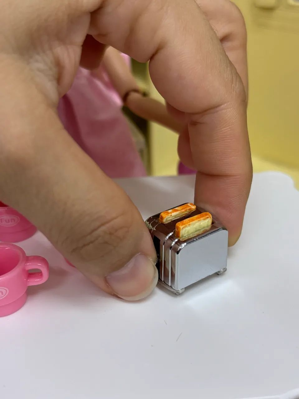 Kit louças e torradeira Barbie - Foto 4