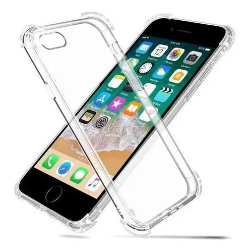 Capa iPhone 6 e 6S Anti Impacto ou Simples Transparente ou Leitosa