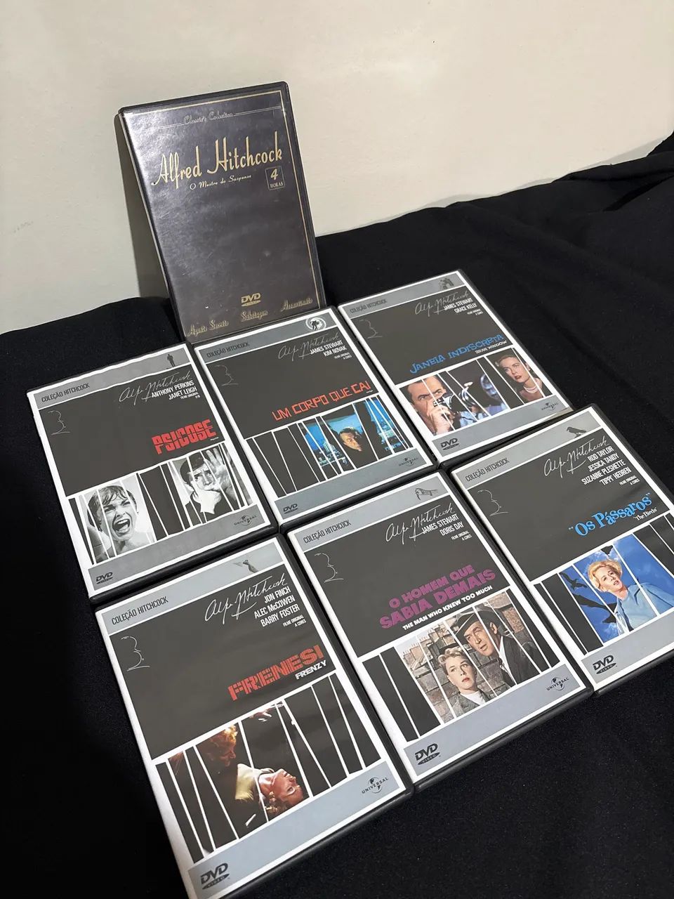 Coleção DVDs Hitchcock - DVD, Blu-Ray e Vídeo Cassete - Piriquitos
