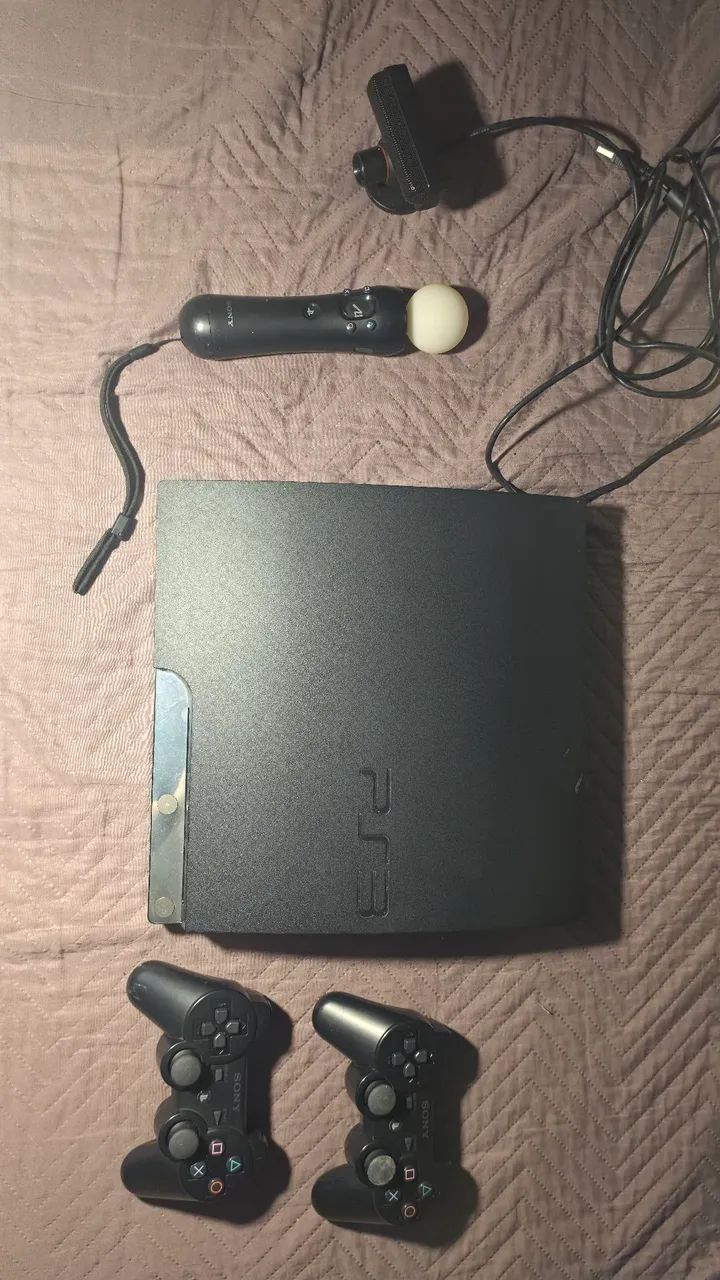 PS3 Slim Completo + Jogos