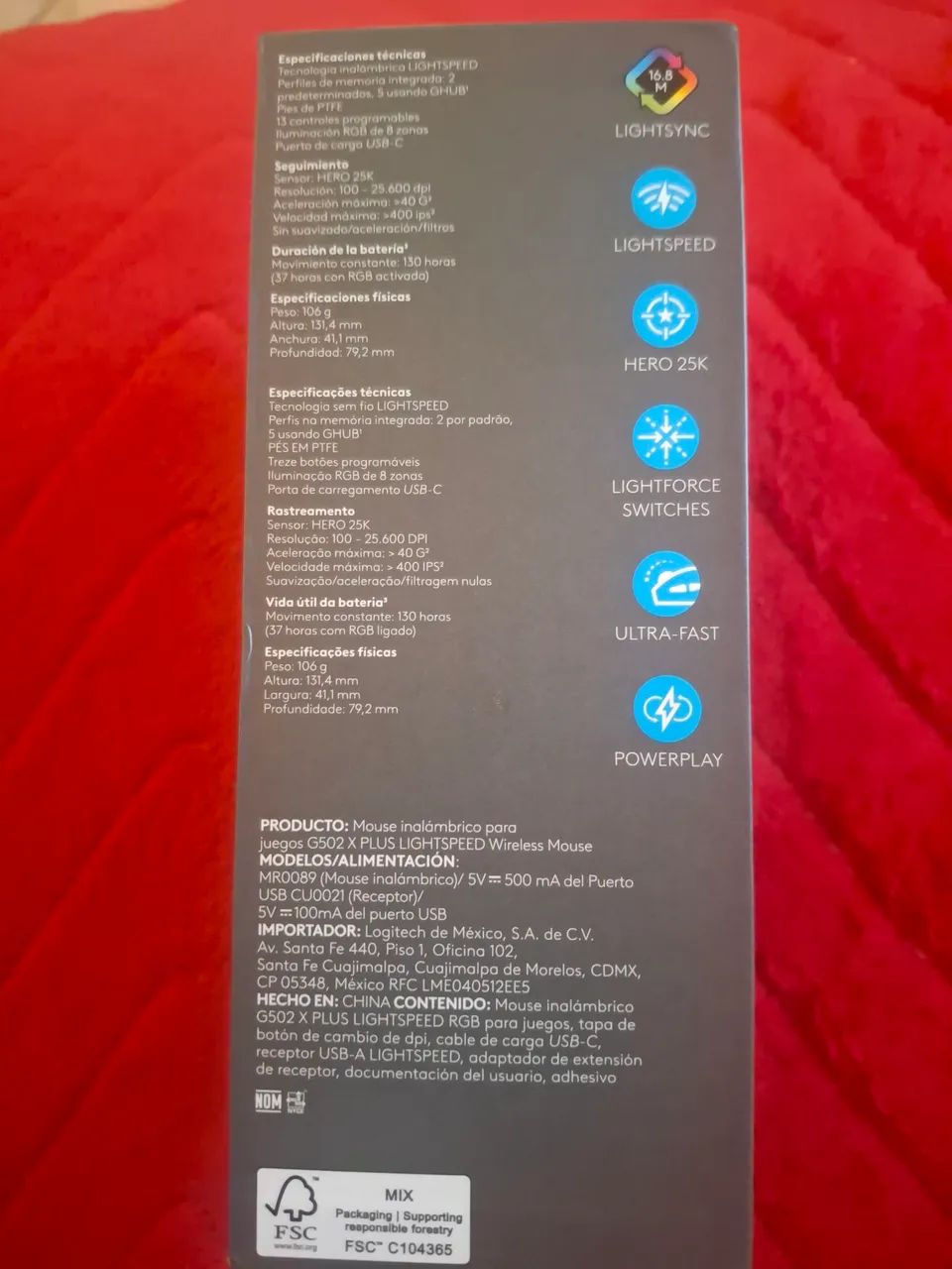 Mouse logitech G502 X Plus - Foto 4