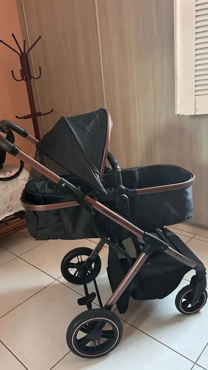  Carrinho de Bebê + Bebê Conforto  - Foto 5