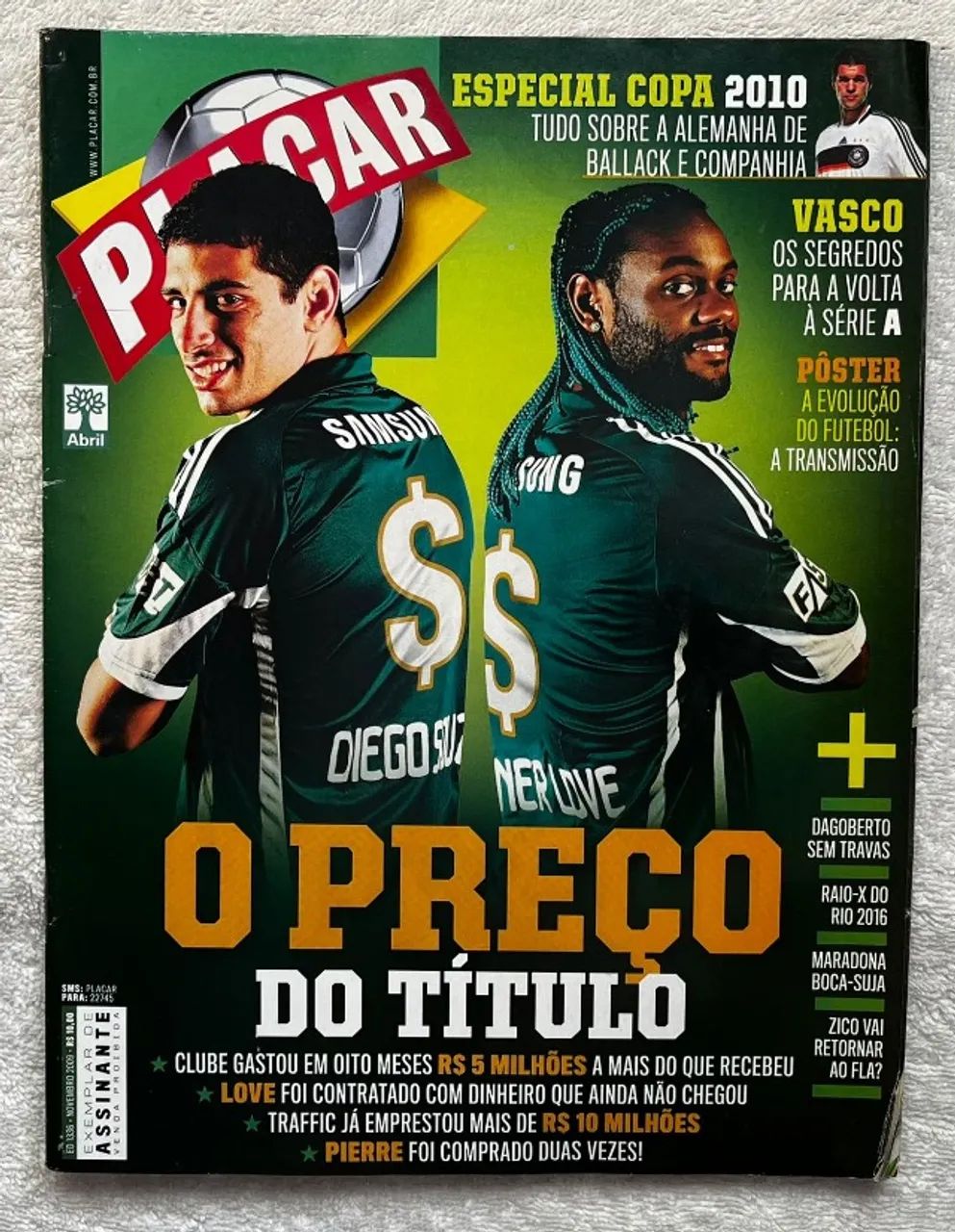 Revista Placar Edição 1336- Novembro 2009