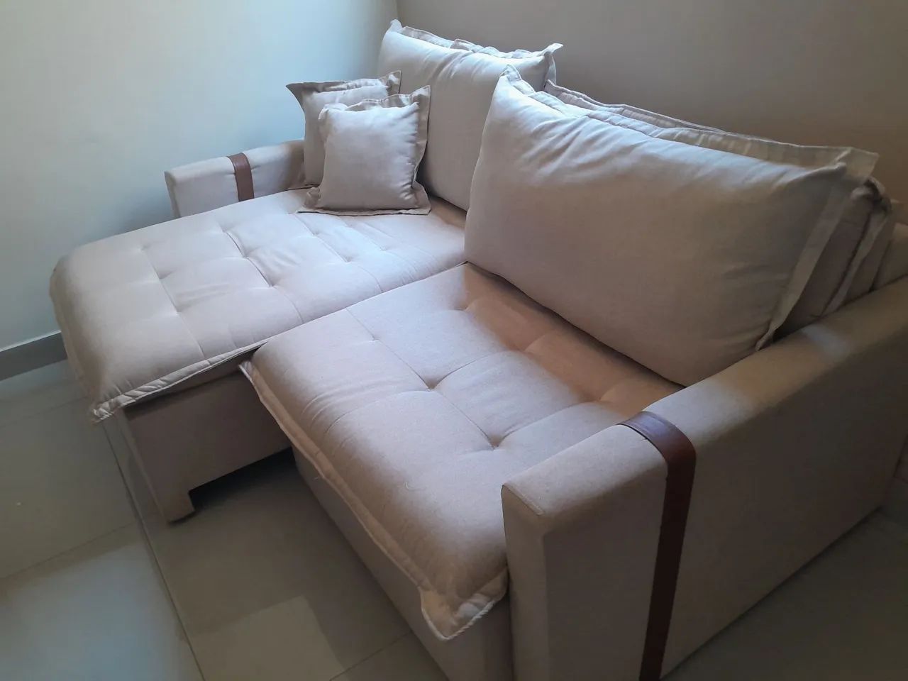 Sofá Gigante Alto Padrao (Linho) - Foto 2