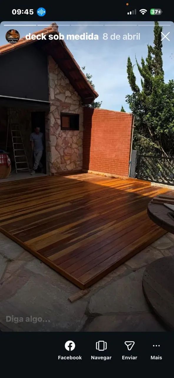 Deck de madeira maciça cumaru  - Foto 2