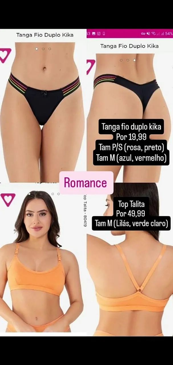 Peças marca Romance