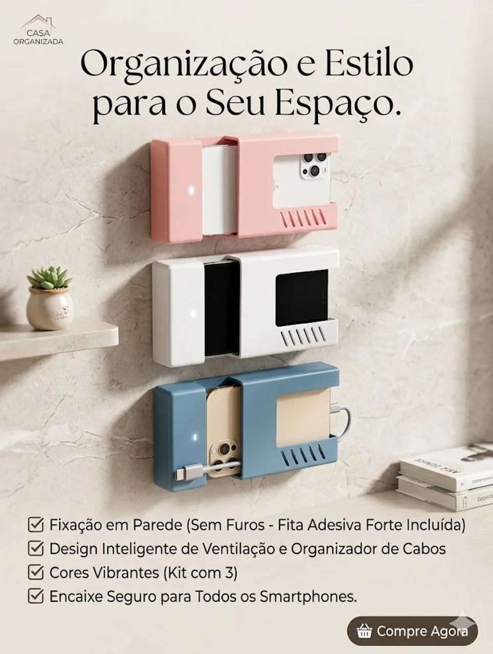 Suporte de Parede para Celular