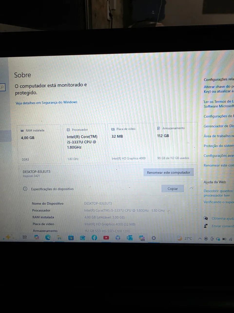 Vendo Notebook Marca Dell  - Foto 5
