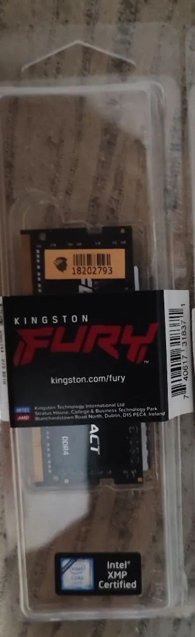 Memória ddr4 32gb