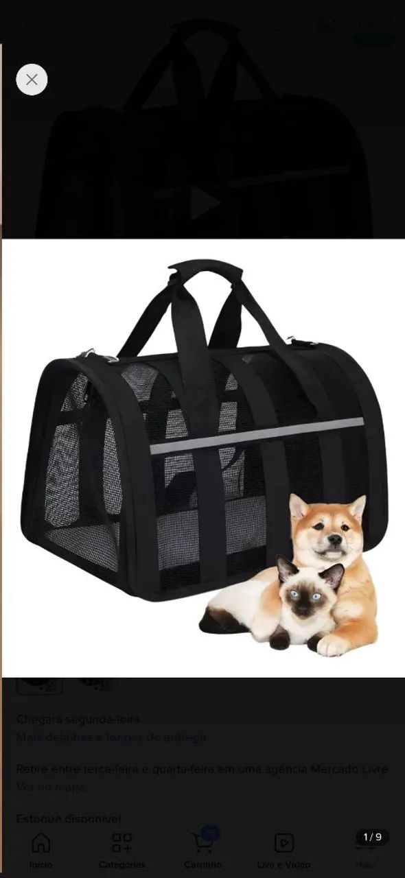 Bolsa de transporte Flexível para pet - Foto 3