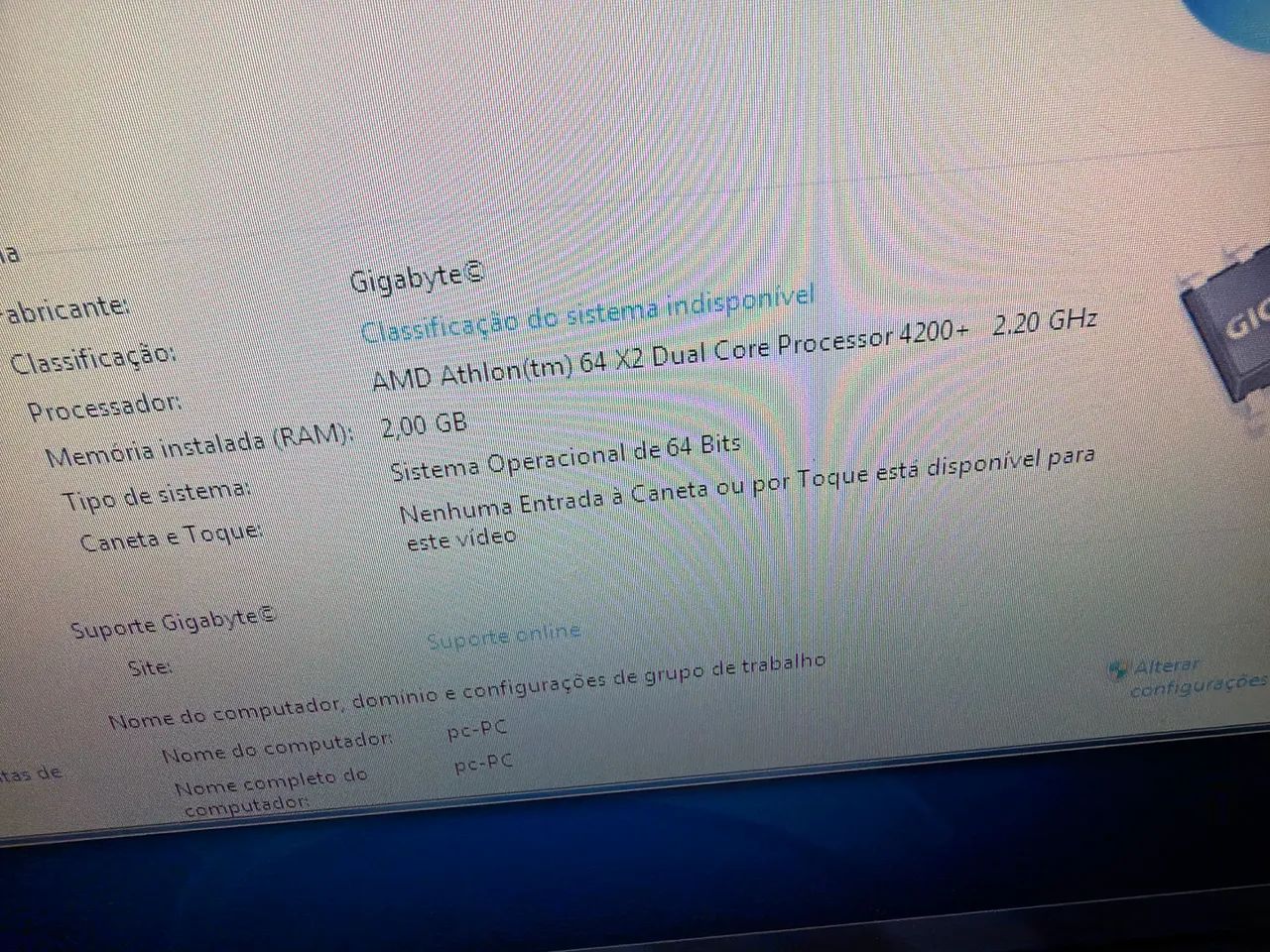 Placa mãe ddr2 gigabyte  - Foto 4