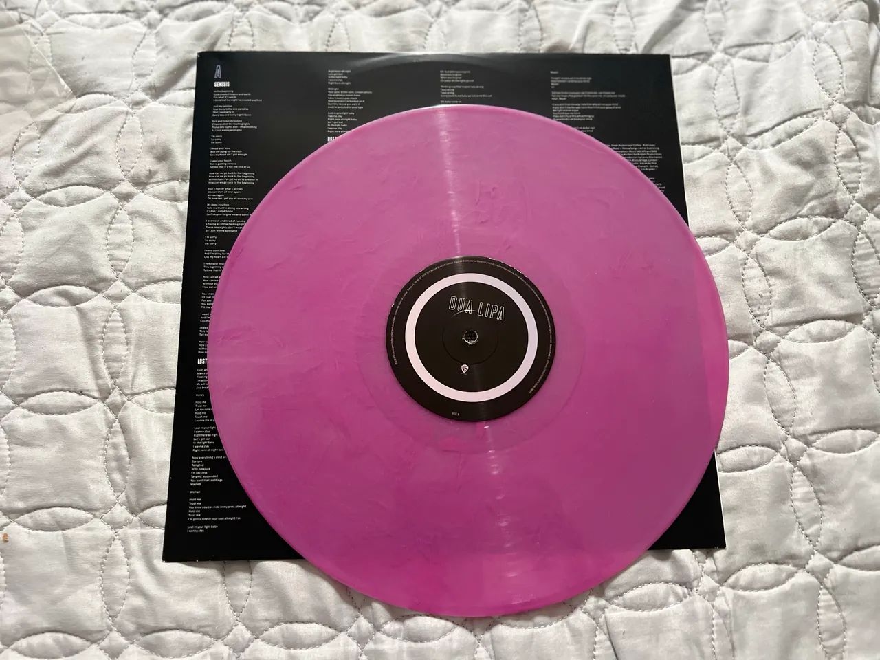 Dua Lipa vinil Dua Lipa autografado LEIA - Foto 4