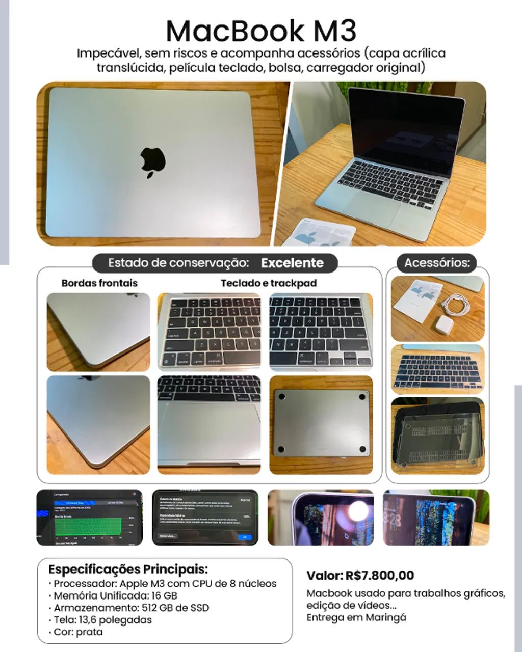 MacBook Air M3 16gb