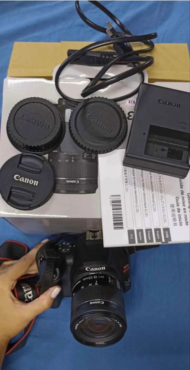 CÂNON SL3 4K IMPECÁVEL COMPLETA