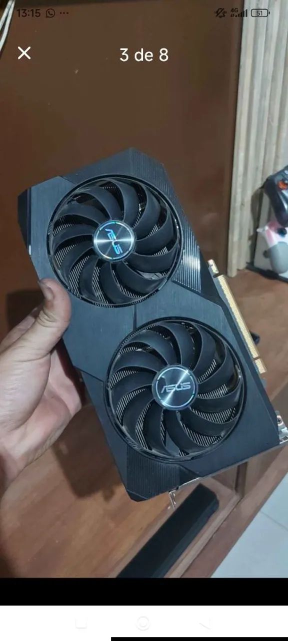  Placa de video Rx6600xt 8gb ram