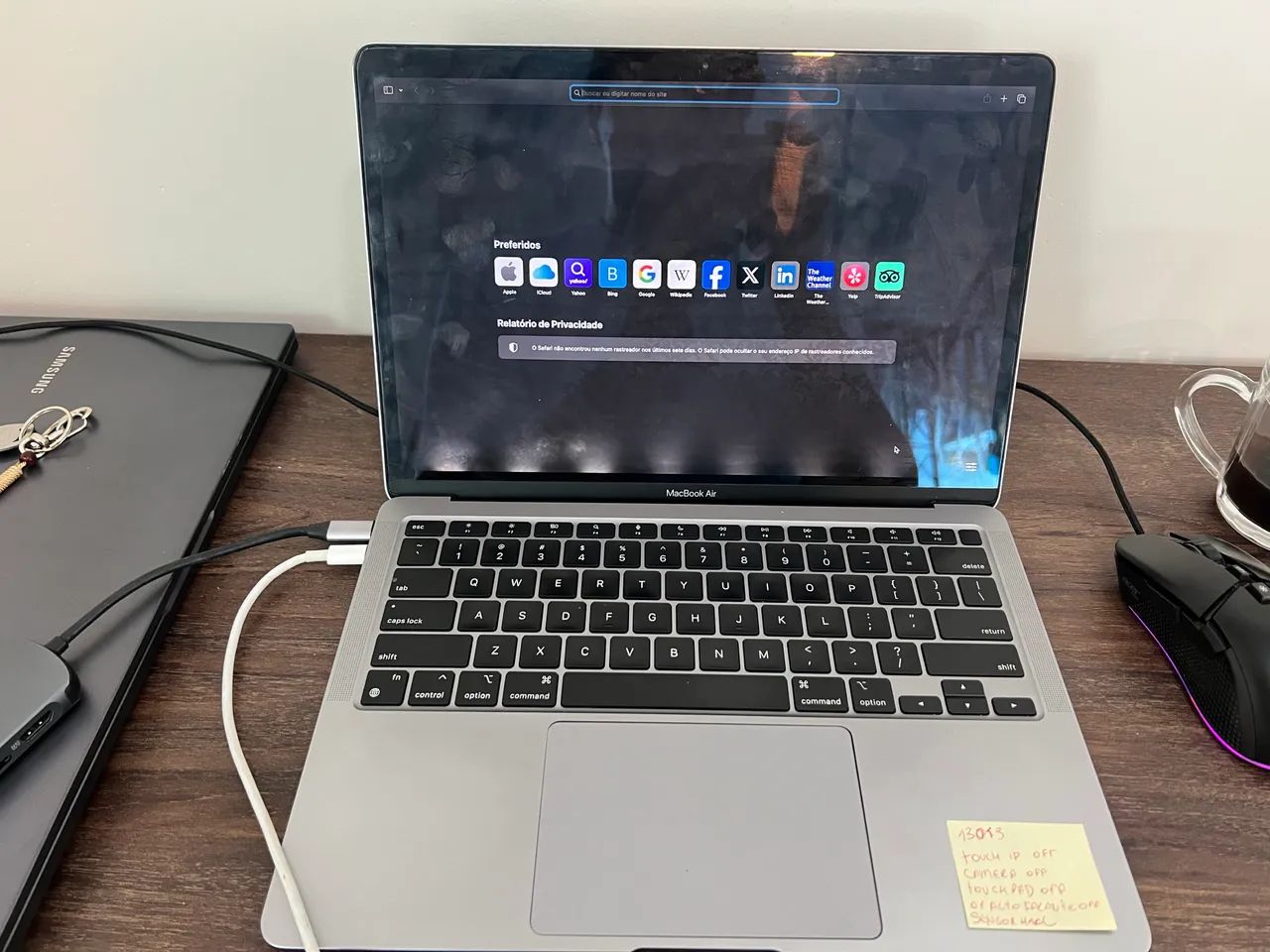 MacBook Air M1 (256GB) Placa Original Apple recém-trocada - Foto 5
