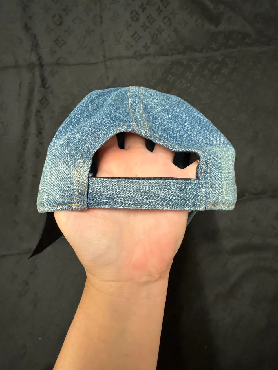 Boné novo italiano Prada jeans denim  - Foto 5