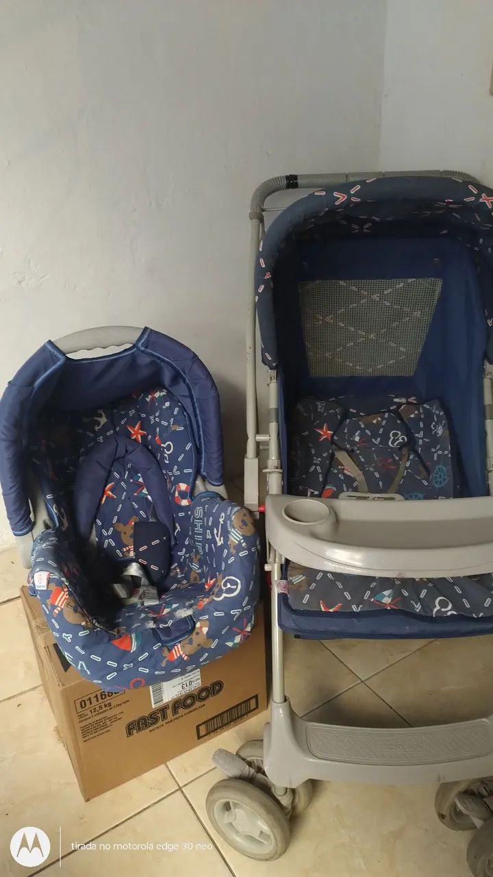 Conjunto de carrinho e BB conforto  - Foto 2