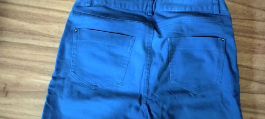 Calça azul feminina 38 - Foto 2