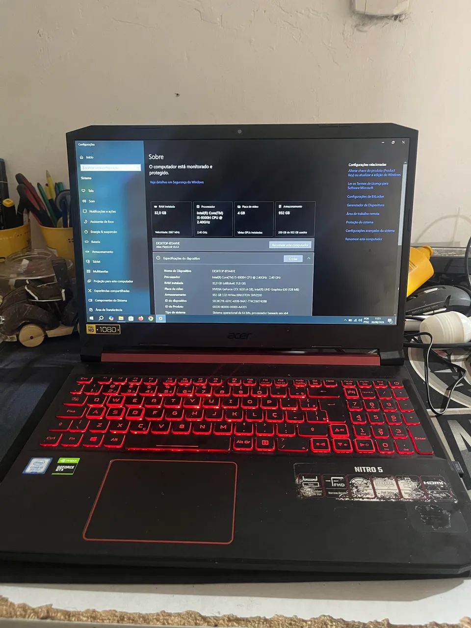 Notebook Acer nitro 5 - Foto 2