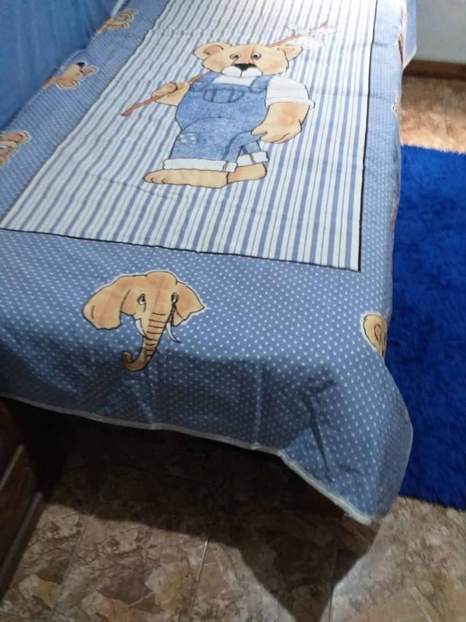 Colcha Solteiro infantil de urso