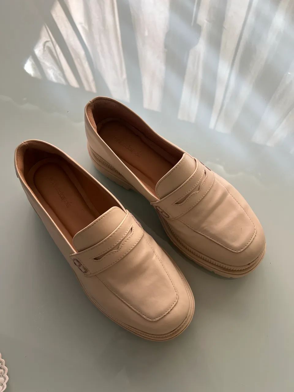 MOCASSIM OFF WHITE - TAMANHO 37  - Foto 5