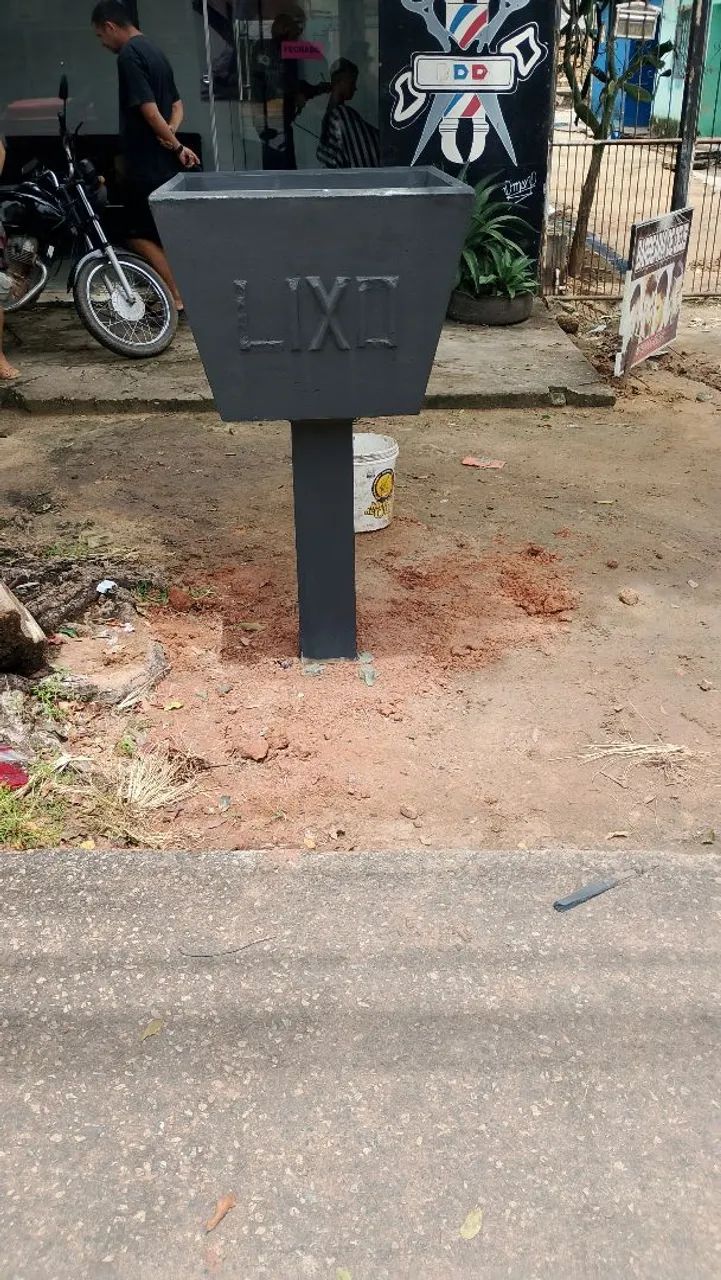 Lixeira pré moldada  - Foto 4