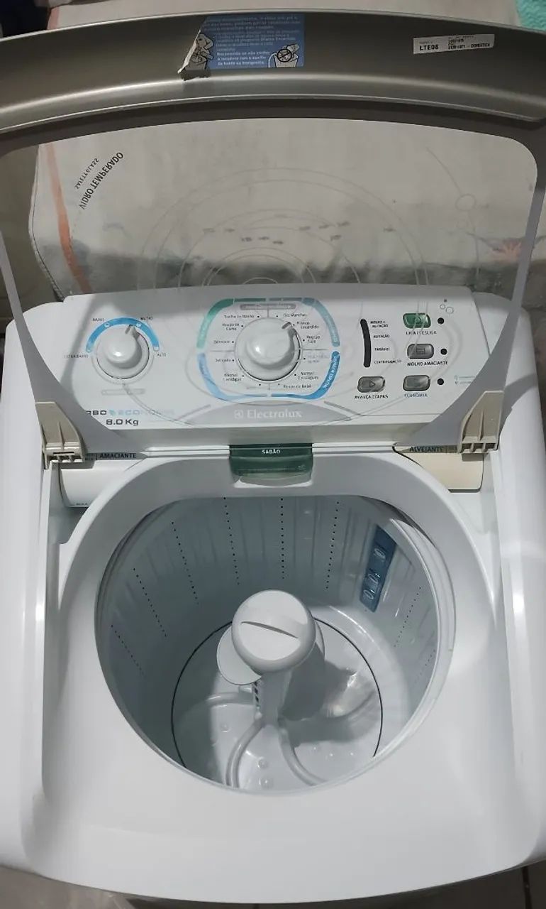 VENDO UMA MÁQUINA DE LAVA ELECTROLUX DE 8 KILOS SEMI-NOVA  - Foto 5