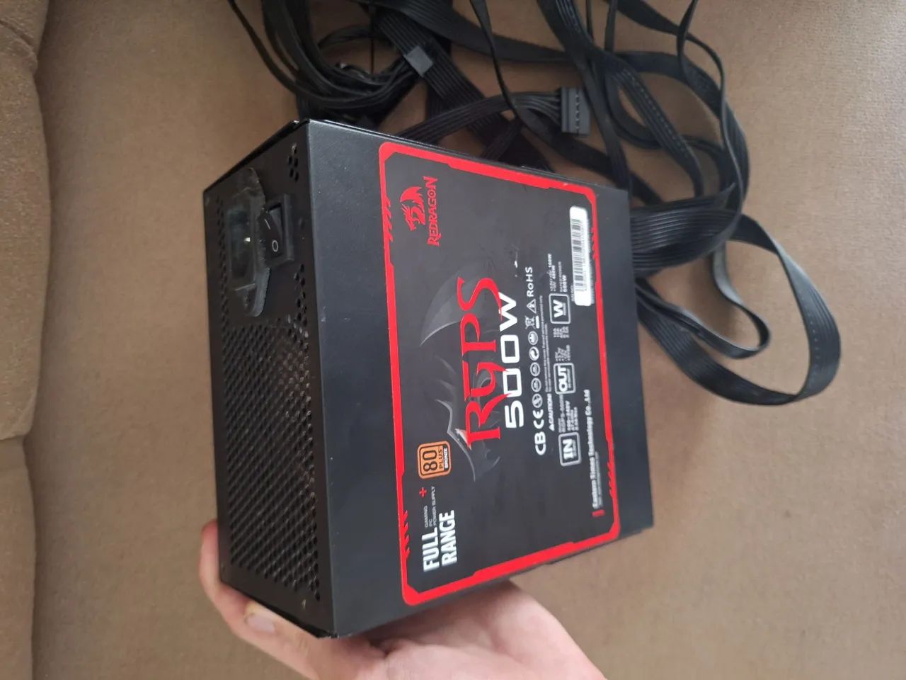 Fonte Redragon 500W 80Plus Bronze - Foto 3