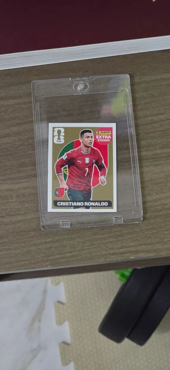 Figurinha Gold Cristiano Ronaldo  - Foto 3