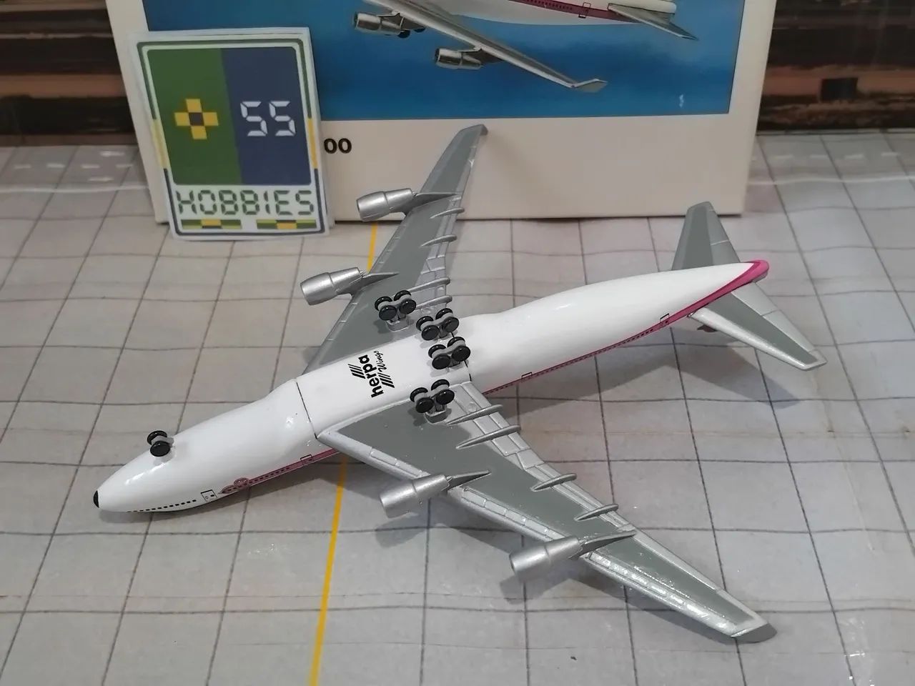 Miniatura Avião Herpa Wings 1/500 Thai Airways Boeing 747-400