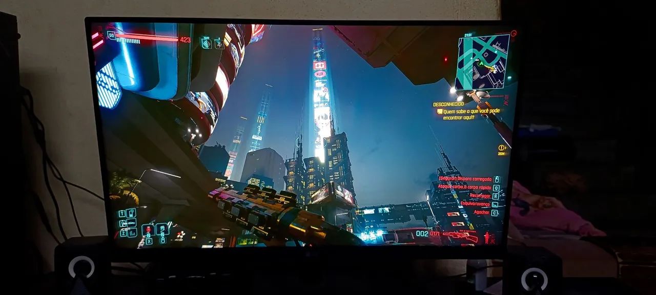 Monitor LG Full HD 75 Hz  R$ 500 - Foto 4